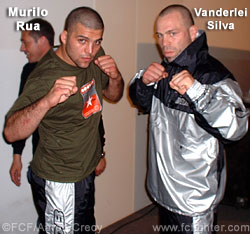 Murilo Ninja Rua (left) and Vanderlei Silva