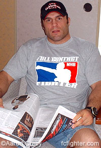 Randy Couture reading FCF