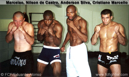 Marcelao, Nilson de Castro, Anderson Silva, Cristiano Marcello