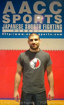 Antonio Carvalho at Abe Ani Combat Club gym - Photo courtesy of Antonio Carvalho