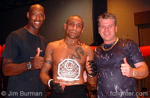 UFC veteran Mark Weir, Matt Ewin, Promoter Dougie Truman