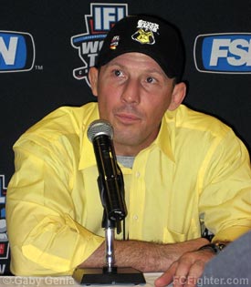 IFL Dec 29, 2006 Post-fight press conference: Pat Miletich - Photo by Gaby Genia