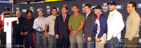 IFL Dec 28, 2006 Weigh-ins: IFL Team Coaches & promoters - Photo by Gaby Genia