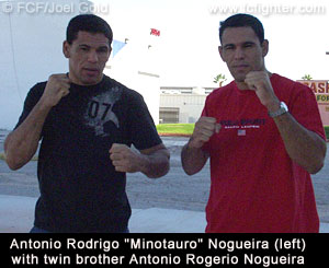 Rogerio Nogueira with twin brother Minotauro