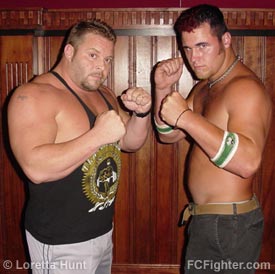 Heavyweights Matt Thomas and Patrick Lachney