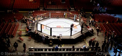 Octagon at UFC 63 - Photo by Steven Marrocco
