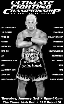 UFC Meet-n-Greet Poster