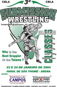 Campos 3rd Submission Wrestling poster