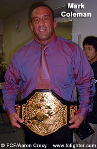 Mark Coleman post-fight at PRIDE 14