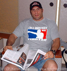 Randy Couture reading FCF