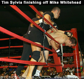 Tim Sylvia finishing off Mike Whitehead