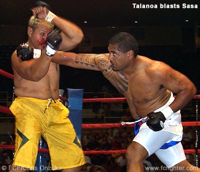 Talanoa punching Sasa