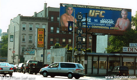 Holland Tunnel UFC Billboard