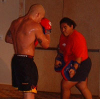 Tito Ortiz training