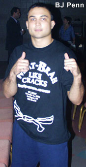 BJ Penn after defeating Caol Uno