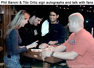 Phil Baroni and Tito Ortiz at NY Meet-n-Greet