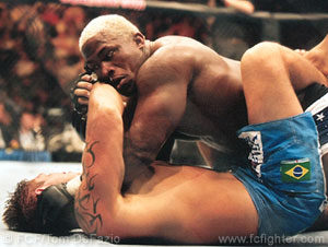 Kevin Bandleman on top of Renato Babalu Sobral at UFC 35