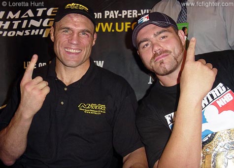 Champions Randy Couture and Tim Sylvia