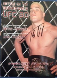 Seg Ufc RARE UFC/SEG PROGRAM SIGNED BY TITO ORTIZ | Full Contact Fighter